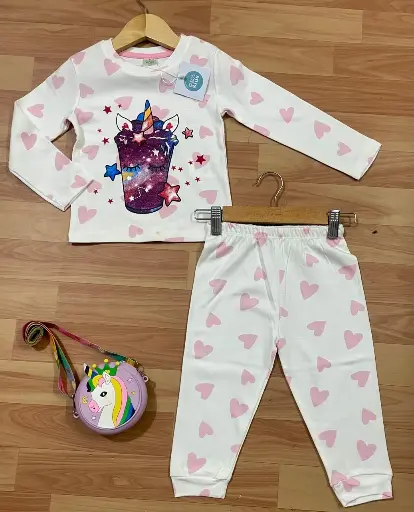 Full Sleeve Coord Set (Unicorn Print)