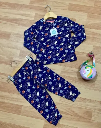 Full Sleeve Coord Set (Space Print)