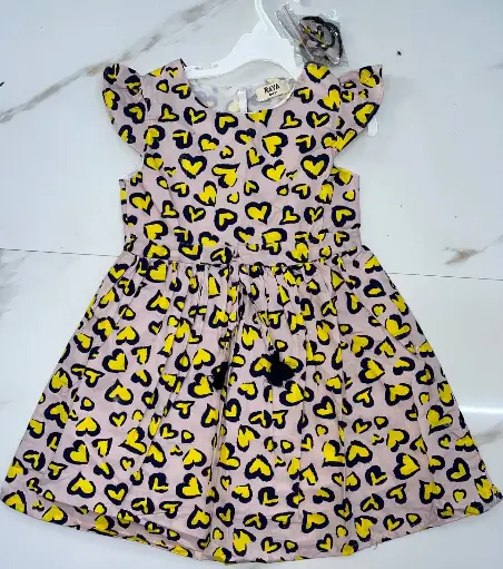 Cotton Woven Frocks (Hearts)