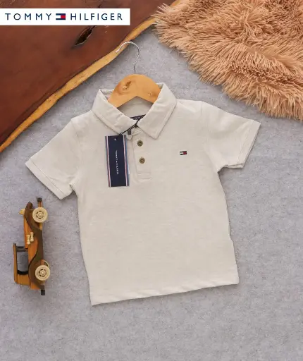 Tommy Denim Collar Shirts (Cream)
